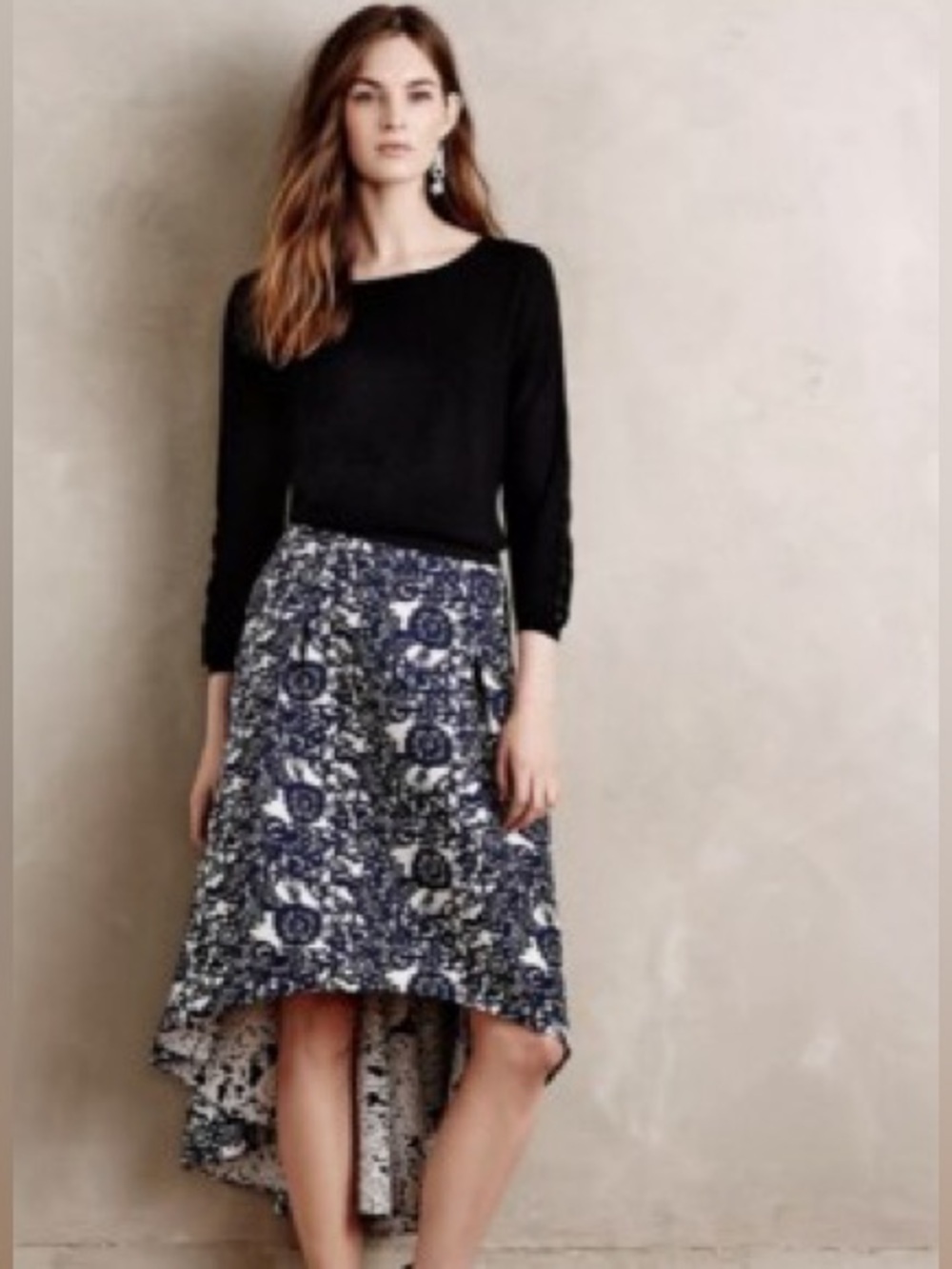 Anthropologie Sachin & Babi Vespertine Hi-lo Skirt Size 6